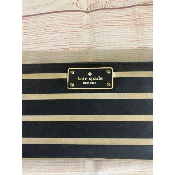 Kate Spade Women's Fabric Stripe Zip Up Wallet - OS - Picture 2 of 14
